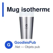 Mug isotherme personnalisable Circular&Co avec logo - Miniature 1