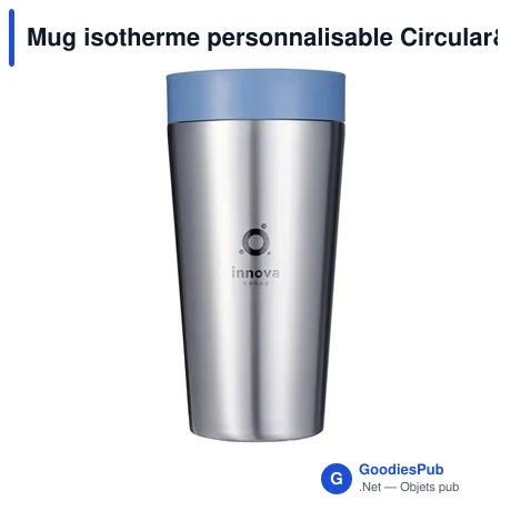 Mug isotherme personnalisable Circular&Co avec logo