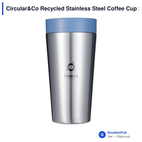 Mug isotherme personnalisable Circular&Co avec logo - Image 1