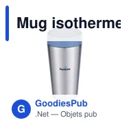 Mug isotherme personnalisable Circular&Co avec logo - Miniature 7