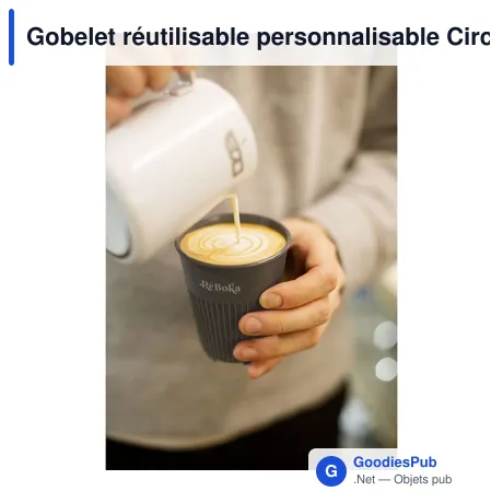 Gobelet réutilisable personnalisable Circular&Co avec logo