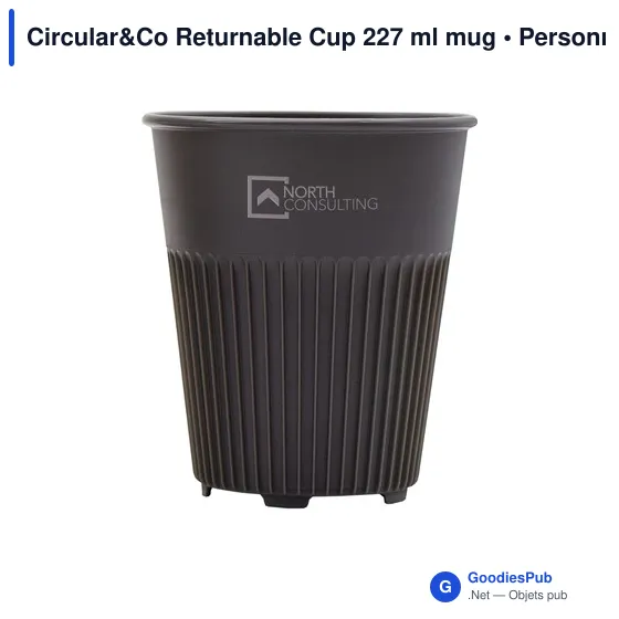 Gobelet réutilisable personnalisable Circular&Co avec logo - Image 2