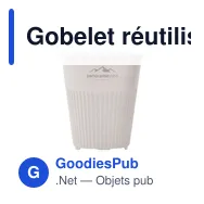 Gobelet réutilisable personnalisable Circular&Co avec logo - Miniature 3