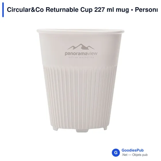 Gobelet réutilisable personnalisable Circular&Co avec logo - Image 3