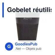 Gobelet réutilisable personnalisable Circular&Co avec logo - Miniature 2