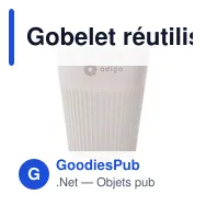 Gobelet réutilisable personnalisable Circular&Co avec logo - Miniature 5