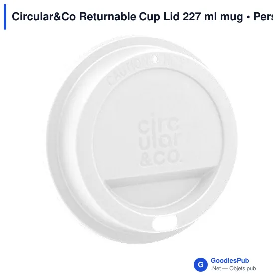 Gobelet réutilisable personnalisable Circular&Co avec logo - Image 4