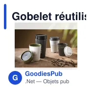 Gobelet réutilisable personnalisable Circular&Co avec logo - Miniature 6