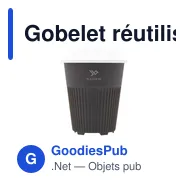 Gobelet réutilisable personnalisable Circular&Co avec logo - Miniature 7