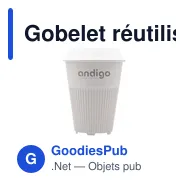 Gobelet réutilisable personnalisable Circular&Co avec logo - Miniature 10