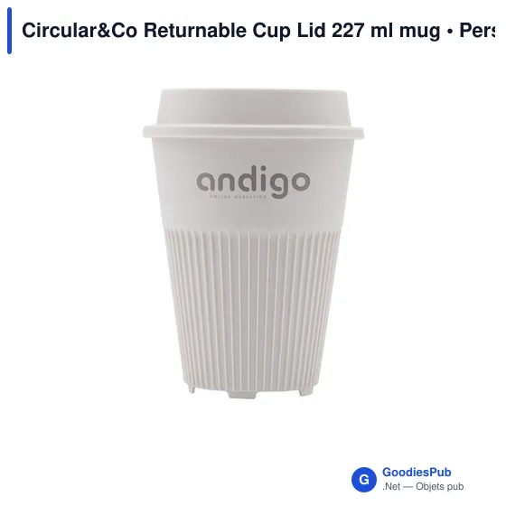 Gobelet réutilisable personnalisable Circular&Co avec logo - Image 10