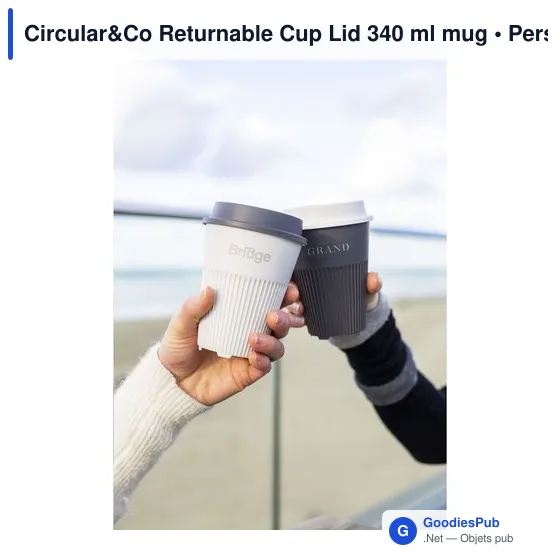 Gobelet réutilisable personnalisable avec logo - Circular&Co 340 ml - Image 11