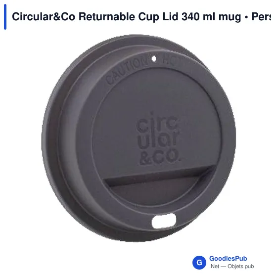 Gobelet réutilisable personnalisable avec logo - Circular&Co 340 ml - Image 3