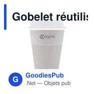 Gobelet réutilisable personnalisable avec logo - Circular&Co 340 ml - Miniature 5
