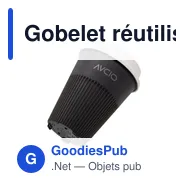 Gobelet réutilisable personnalisable avec logo - Circular&Co 340 ml - Miniature 9
