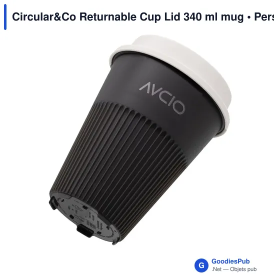 Gobelet réutilisable personnalisable avec logo - Circular&Co 340 ml - Image 9
