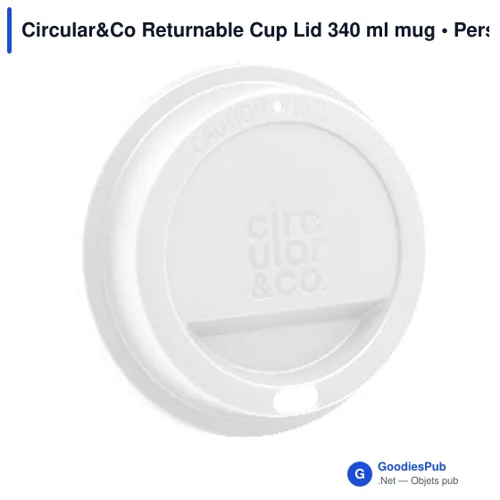 Gobelet réutilisable personnalisable avec logo - Circular&Co 340 ml - Image 10