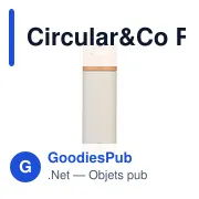 Bouteille d'eau personnalisable Circular&Co 600 ml avec logo - Miniature 2