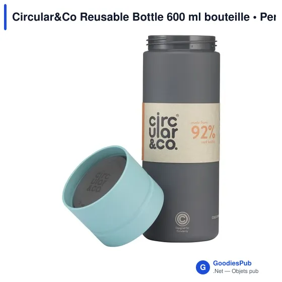 Bouteille d'eau personnalisable Circular&Co 600 ml avec logo - Image 11