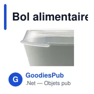 Bol alimentaire personnalisable CirculBowl avec couvercle - 1200 mlavec logo - Miniature 11