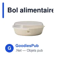 Bol alimentaire personnalisable CirculBowl avec couvercle - 800 mlavec logo - Miniature 7