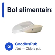 Bol alimentaire personnalisable CirculBowl avec couvercle - 800 mlavec logo - Miniature 8