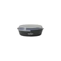 Variante noir - Bol alimentaire personnalisable CirculBowl avec couvercle - 800 mlavec logo