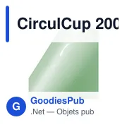 Gobelet réutilisable personnalisable CirculCup 200 ml avec logo - Miniature 2