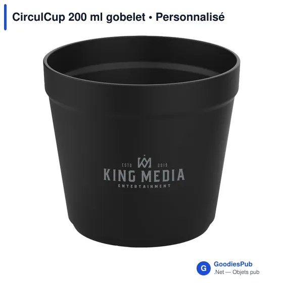 Gobelet réutilisable personnalisable CirculCup 200 ml avec logo - Image 11