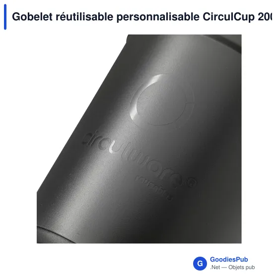 Gobelet réutilisable personnalisable CirculCup 200 ml avec logo - Image 12