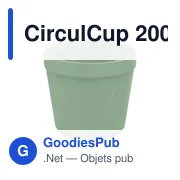 Gobelet réutilisable personnalisable CirculCup 200 ml avec logo - Miniature 4