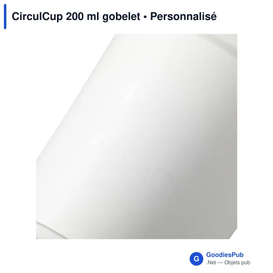 Gobelet réutilisable personnalisable CirculCup 200 ml avec logo - Image 6