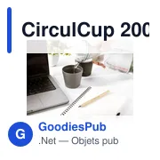 Gobelet réutilisable personnalisable CirculCup 200 ml avec logo - Miniature 8