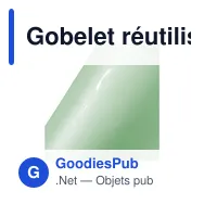Gobelet réutilisable personnalisable CirculCup 300 ml avec logo - Miniature 2