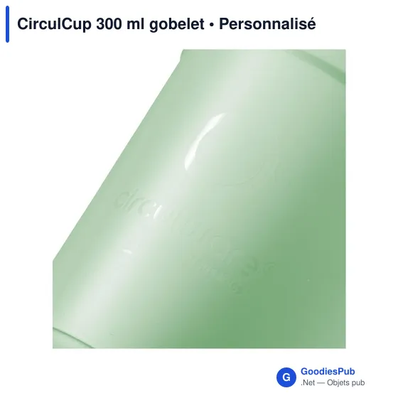 Gobelet réutilisable personnalisable CirculCup 300 ml avec logo - Image 2