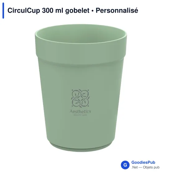Gobelet réutilisable personnalisable CirculCup 300 ml avec logo - Image 4