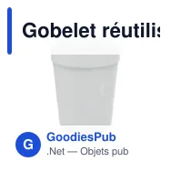 Gobelet réutilisable personnalisable CirculCup 300 ml avec logo - Miniature 5