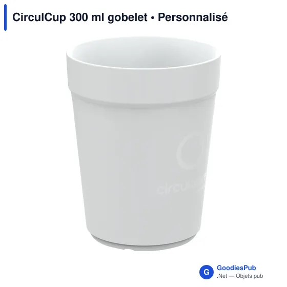 Gobelet réutilisable personnalisable CirculCup 300 ml avec logo - Image 5