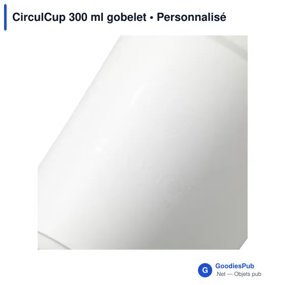 Gobelet réutilisable personnalisable CirculCup 300 ml avec logo - Image 6