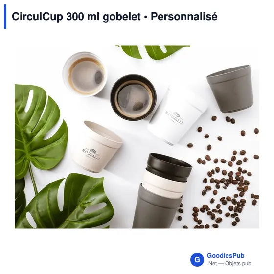 Gobelet réutilisable personnalisable CirculCup 300 ml avec logo - Image 7
