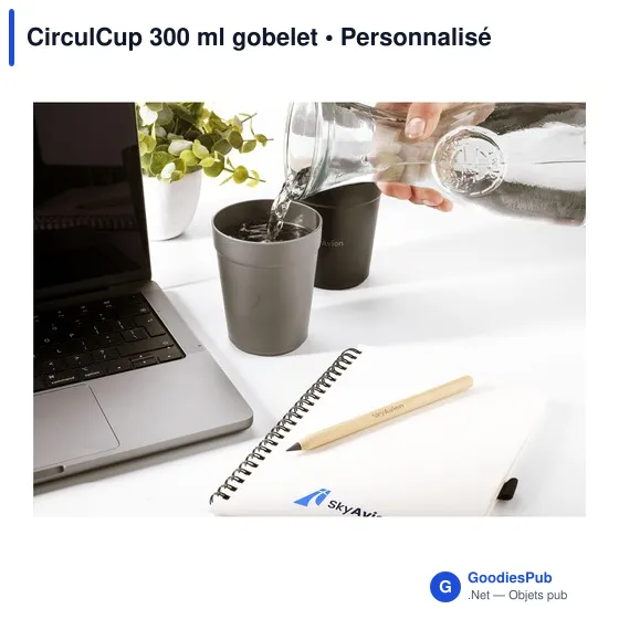 Gobelet réutilisable personnalisable CirculCup 300 ml avec logo - Image 8