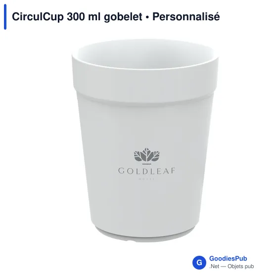 Gobelet réutilisable personnalisable CirculCup 300 ml avec logo - Image 10