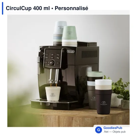Gobelet réutilisable personnalisable CirculCup 400 ml - logo possible - Image 12
