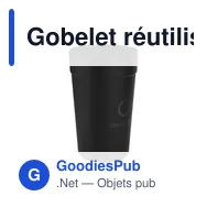 Gobelet réutilisable personnalisable CirculCup 400 ml - logo possible - Miniature 5