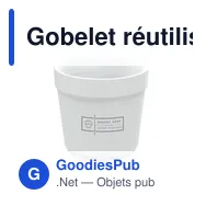 Gobelet réutilisable personnalisable CirculCup 80 ml avec logo - Miniature 3