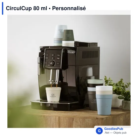 Gobelet réutilisable personnalisable CirculCup 80 ml avec logo - Image 6