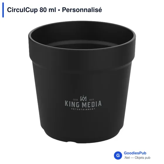 Gobelet réutilisable personnalisable CirculCup 80 ml avec logo - Image 7