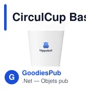 Gobelet réutilisable personnalisable CirculCup Basic 280 ml avec logo - Miniature 1