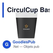 Gobelet réutilisable personnalisable CirculCup Basic 280 ml avec logo - Miniature 5