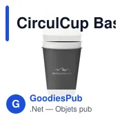 Gobelet réutilisable personnalisable CirculCup Basic 280 ml avec logo - Miniature 6